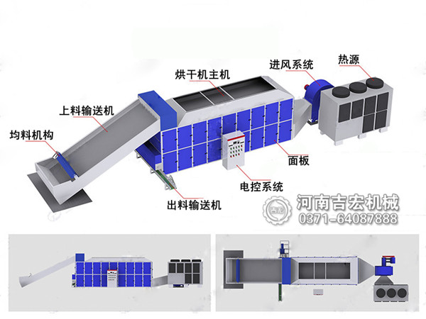 竹筍烘干機(jī)工作原理